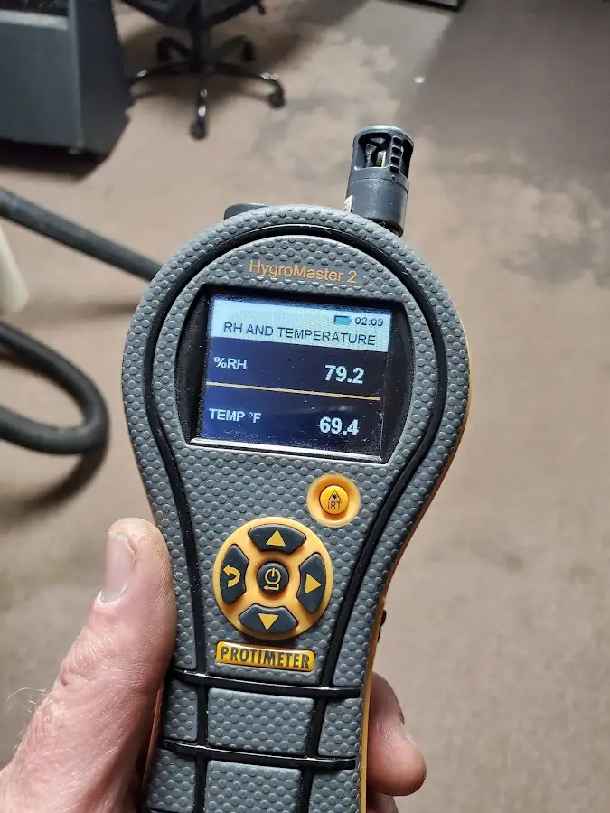Moisture meter humidity assessment for Fire & Smoke Damage Restoration in Forestdale